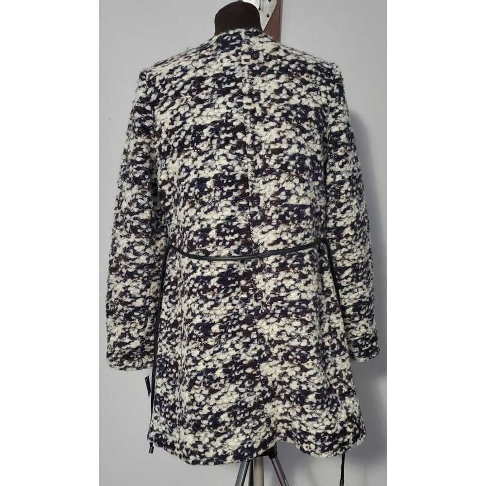 French Connection Wool Blend Open Front Coat - image 3